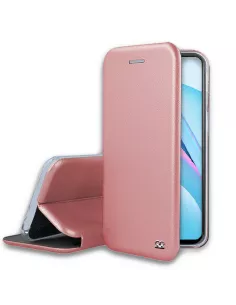 Xiaomi Mi 10T Lite Leather Case Folio CLAM - Rose Gold | Ibroz