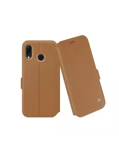 Zenfone Max Plus M1 ZB570TL Etui Folio Cuir Prestige - Camel | Ibroz