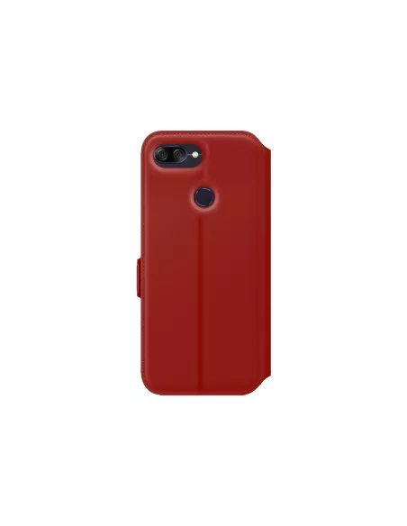 Zenfone Max Plus M1 ZB570TL Prestige Leather Folio Case - Red | Ibroz