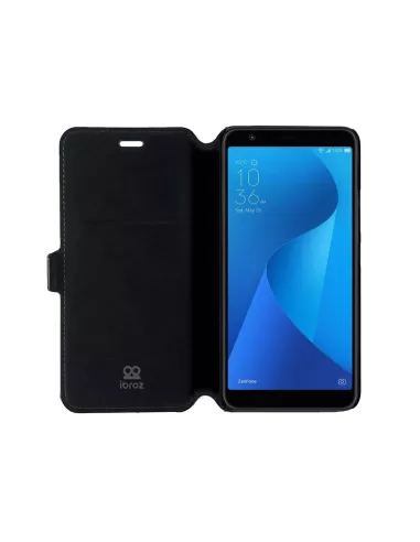 Zenfone Max Plus M1 ZB570TL Prestige Leather Folio Case - Red | Ibroz