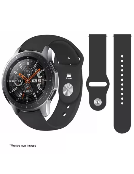 Samsung / Huawei Universal SoftTouch Wristband - Black | Ibroz