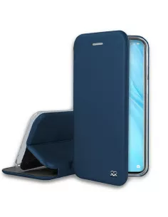 Oppo Reno 4 PRO (4G) Etui Cuir Folio Clam + Verre Trempé - Bleu | I...