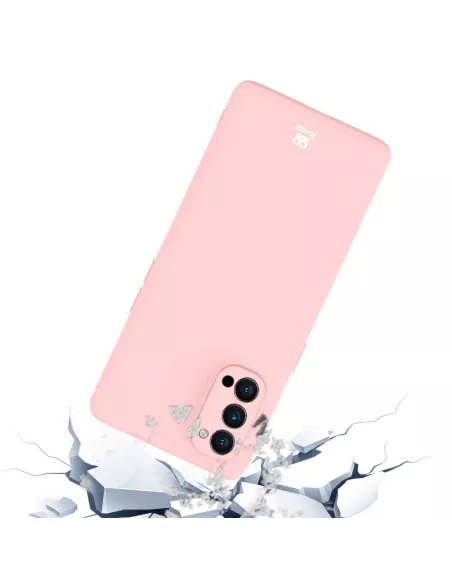 Oppo Reno 4 Pro (5G) Case Liquid Silicone Soft Touch + Pink | Ibroz
