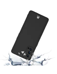 Oppo Reno 4 Pro (5G) Coque Liquid Silicone Soft Touch + Noir | Ibroz 2