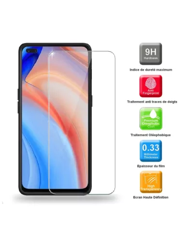 Oppo Reno 4 Pro (5G) Coque Liquid Silicone Soft Touch + Noir | Ibroz