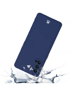 Oppo Reno 4 Pro (5G) Case Liquid Silicone Soft Touch + Blue | Ibroz 2