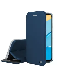 Oppo A15 Etui Cuir Folio Clam - Bleu | Ibroz