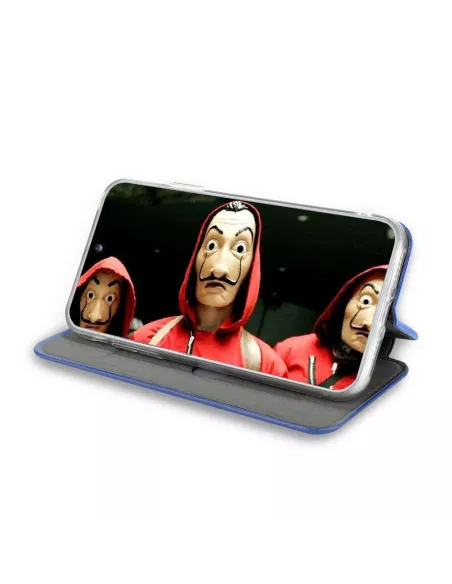 Oppo A15 Etui Cuir Folio Clam - Bleu | Ibroz