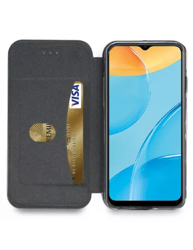 Oppo A15 Etui Cuir Folio Clam - Bleu | Ibroz