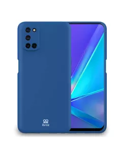 Oppo A72 Liquid Silicone Soft Touch Case - Blue | Ibroz