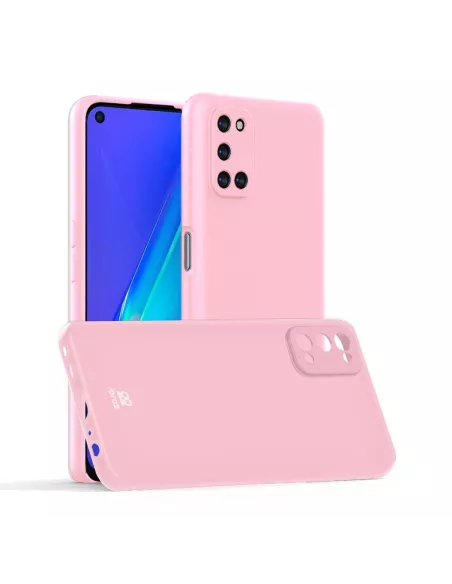 Oppo A72 Liquid Silicone Soft Touch Case - Pink | Ibroz