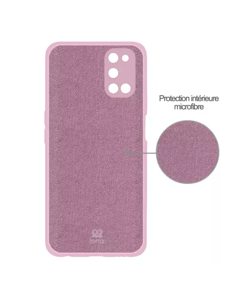 Oppo A72 Liquid Silicone Soft Touch Case - Pink | Ibroz