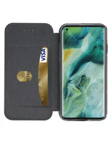 Oppo Find X2 Pro Etui Cuir Folio Clam + Rose Gold | Ibroz