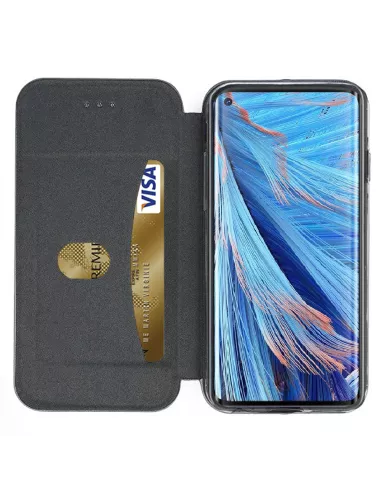 Oppo Find X2 Neo Etui Cuir Folio Clam - Rose Gold | Ibroz