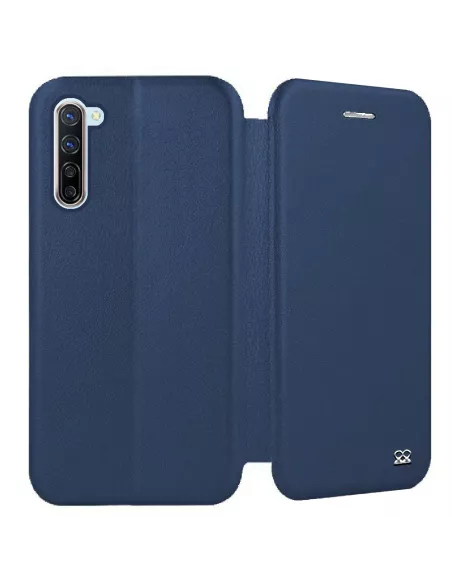 Oppo Find X2 Lite Etui Cuir Folio Clam - Bleu | Ibroz