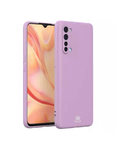 Oppo Find X2 Lite Coque Liquid Silicone Soft Touch - Rose | Ibroz