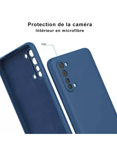 Oppo Find X2 Lite Liquid Silicone Soft Touch Case - Blue | Ibroz