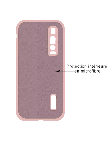 Oppo Find X2 Pro Coque Liquid Silicone Soft Touch - Rose | Ibroz