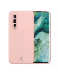 Oppo Find X2 Pro Coque Liquid Silicone Soft Touch - Rose | Ibroz