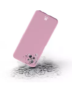 Oppo Reno 4Z (5G) Coque Liquid Silicone Soft Touch rose + Protectio... 2