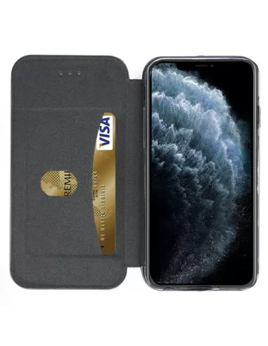 iPhone 11 Pro Etui Cuir Folio + Protection écran Verre Trempé 9H - ...