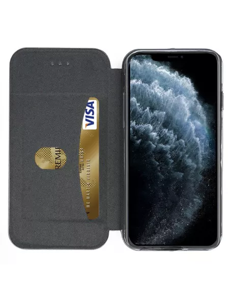 iPhone 11 Pro Etui Cuir Folio + Protection écran Verre Trempé 9H - ...