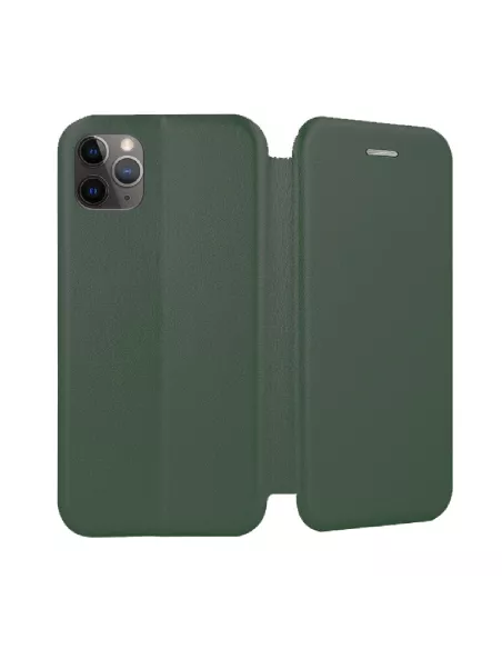 iPhone 11 Pro Etui Cuir Folio + Protection écran Verre Trempé 9H - ...