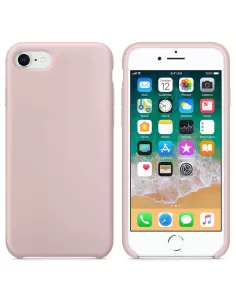 iPhone 7/8/SE Coque Liquid Silicone Soft Touch - Pink | Ibroz