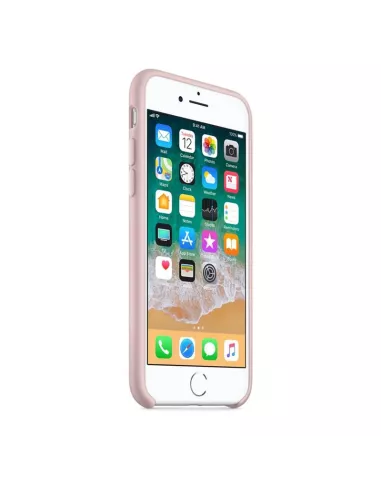 iPhone 7/8/SE Coque Liquid Silicone Soft Touch - Pink | Ibroz