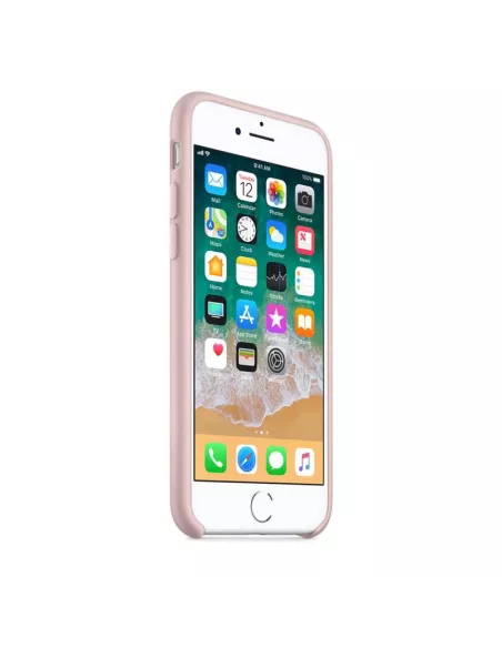 iPhone 7/8/SE Coque Liquid Silicone Soft Touch - Pink | Ibroz