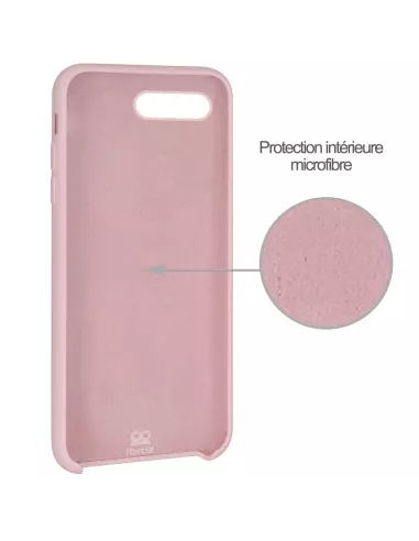 iPhone 7/8/SE Coque Liquid Silicone Soft Touch - Pink | Ibroz