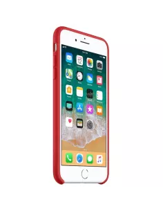 iPhone 7/8/SE Liquid Silicone Soft Touch Case - Red | Ibroz 2