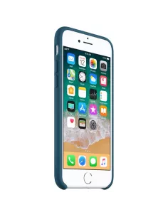 iPhone 7/8/SE Liquid Silicone Soft Touch Case - Cosmos Blue | Ibroz 2