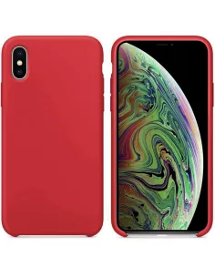 iPhone Xs Max Liquid Silicone Soft Touch Case - Red | Ibroz
