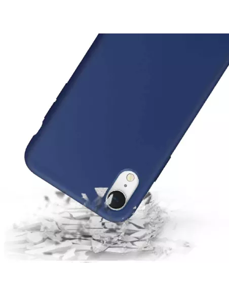iPhone Xr Liquid Silicone Soft Touch Case - Cosmos Blue | Ibroz