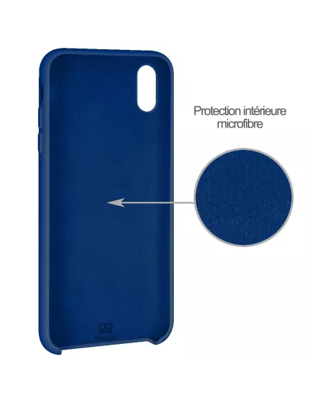 iPhone Xr Liquid Silicone Soft Touch Case - Cosmos Blue | Ibroz