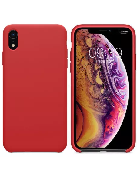 iPhone Xr Liquid Silicone Soft Touch Case - Red | Ibroz
