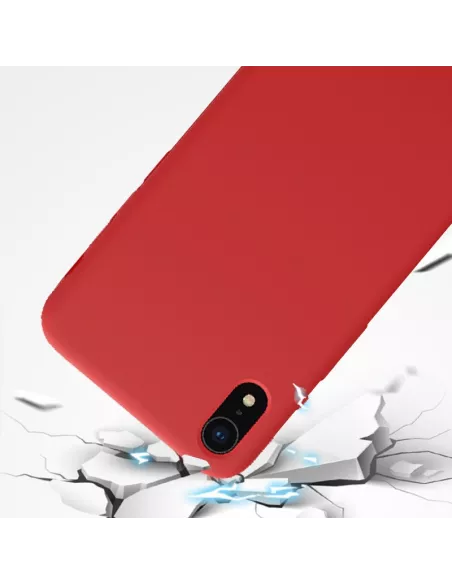iPhone Xr Liquid Silicone Soft Touch Case - Red | Ibroz