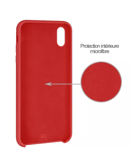 iPhone Xr Liquid Silicone Soft Touch Case - Red | Ibroz