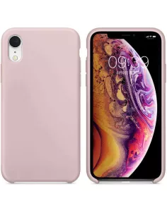 iPhone Xr Coque Liquid Silicone Soft Touch - Pink | Ibroz