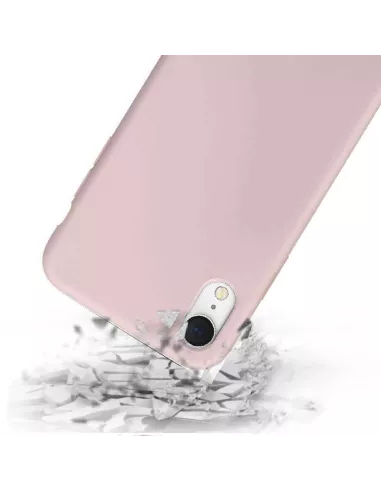 iPhone Xr Coque Liquid Silicone Soft Touch - Rose | Ibroz