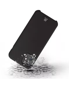 iPhone 11 Coque Liquid Silicone + Verre trempé - Noir | Ibroz 2