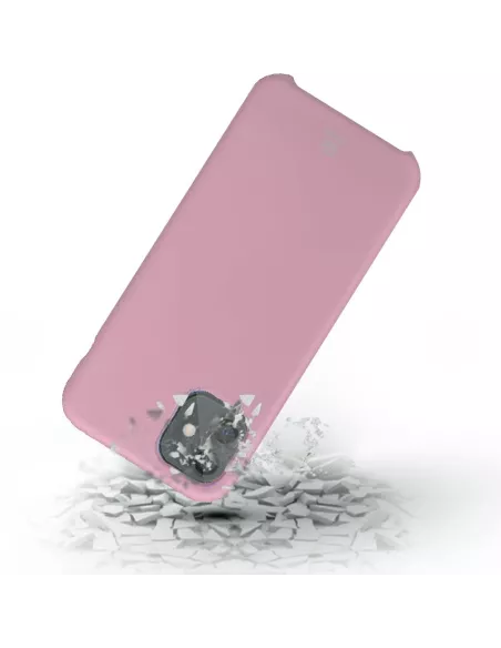 iPhone 11 Liquid Silicone + Tempered Glass Case - Pink | Ibroz
