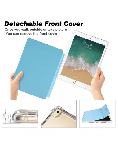 iPad Classic 10. 2" - Shockproof Case + Smart Cover - Blue | Ibroz