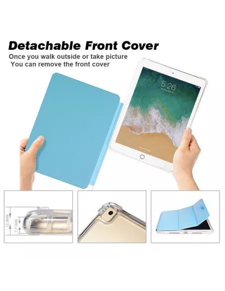 iPad Classic 10. 2" - Shockproof Case + Smart Cover - Blue | Ibroz