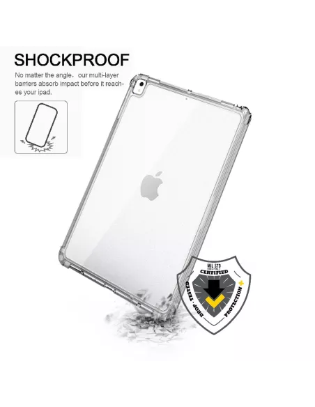 iPad Classic 10. 2" - Shockproof Case + Smart Cover - Blue | Ibroz