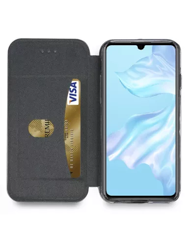 Huawei P30 Pro Etui folio cuir CLAM | Ibroz