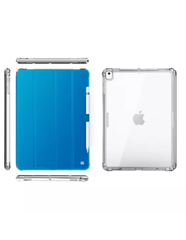iPad Classic 10. 2" - Shockproof Case + Smart Cover - Blue | Ibroz