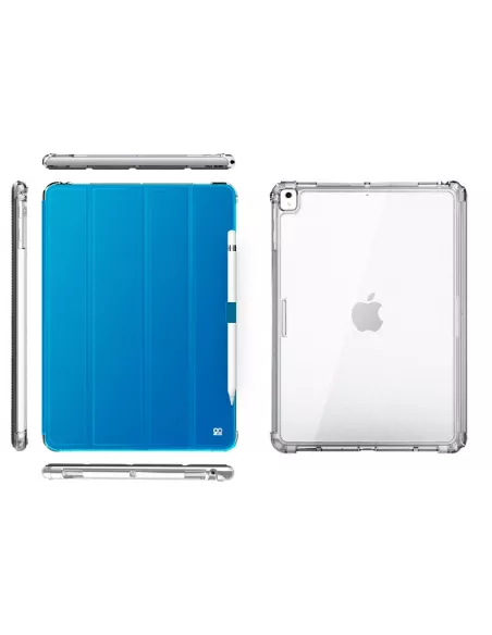 iPad Classic 10. 2" - Shockproof Case + Smart Cover - Blue | Ibroz