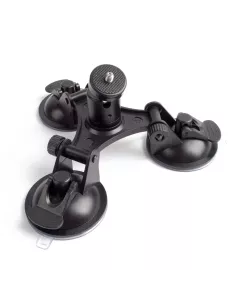 Triple suction cup holder for Gopro® and sport cameras | Ibroz 2